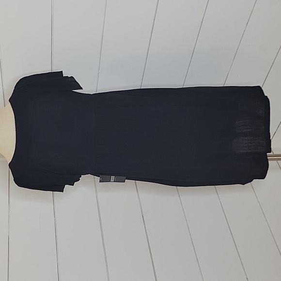 NWT 411 by Fever petite small black empire waist dress - Picture 2 of 5